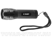 Фонарь ЗУБР 3 Вт, 1 сверхъяркий светодиод, 3 режима, 3ААА 56201