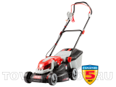 Газонокосилка электрическая ЗУБР (ЗГКЭ-34-1100) 1100 Вт, ш/с 340 мм, высота 20-70 мм, 25 л, 6 позиций