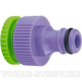 Адаптер пластмассовый, 3/4"-1", внутренняя резьба PALISAD