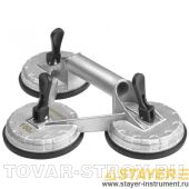 Подъемник STAYER 2-33723-3 на тройной присоске, 100 кг