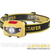 Фонарь налобный STAYER MASTER 56568