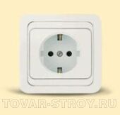Розетка с заземл. (22008)