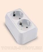 Розетка 2-я с зазем. (45182)