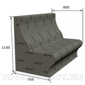 Лежак "Collina", вес = 21 кг / м.п. цена в чистом полистироле