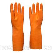 Перчатки хозяйственные "M" (medium - средний),