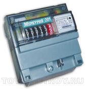 Однофазный, одно-тарифный счетчик МЕРКУРИЙ 201,5