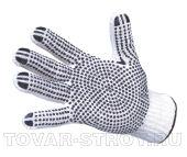 Перчатки рабочие 5-ти нитка 10 класс с ПВХ (волна)