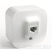 Розетка Legrand Quteo телефонная, белая