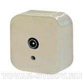 Розетка Legrand Quteo телефонная, слоновая кость