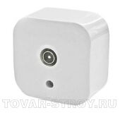 Розетка Legrand Quteo TV обычная, белая