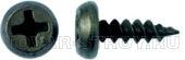 Саморезы метал-метал (клопы) острые черные 3,8х11