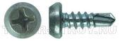 Саморезы метал-метал (клопы) со сверлом оцинкованые 3,8х11