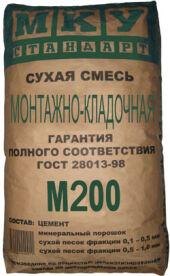 Сухая смесь М200 Монтажно-Кладочная - Мансуровская смесь (40кг)