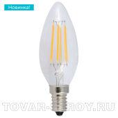 СВЕТОДИОДНАЯ ЛАМПА 5ВТ Е14 220V нитевидная 4500К