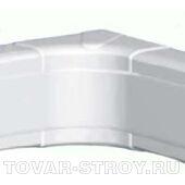 010605 - Угол внутренний переменный от 80° до 100° - для кабель-каналов DLP 50х105 - белый