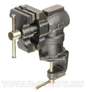 Тиски слесарные ЗУБР многофункциональные (32480) 63/37 мм, на струбцине