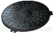 Люк смотровой чугунный 380х380х30, 7,5кг. (3503)