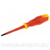 Отвертка STAYER 25142-1-08 диэлектрическая до 1000Вт, PH № 1 х 80 мм